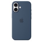 iPhone 16 Silicone Case with MagSafe - Denim