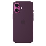 iPhone 16 Silicone Case with MagSafe - Plum
