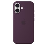 iPhone 16 Silicone Case with MagSafe - Plum