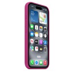 iPhone 16 Silicone Case with MagSafe - Fuchsia