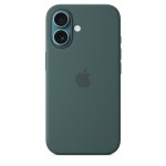 iPhone 16 Silicone Case with MagSafe - Lake Green