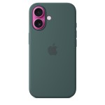 iPhone 16 Silicone Case with MagSafe - Lake Green