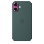 iPhone 16 Plus Silicone Case with MagSafe - Lake Green