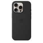 iPhone 16 Pro Silicone Case with MagSafe - Black