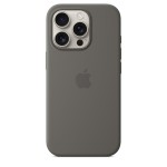 iPhone 16 Pro Silicone Case with MagSafe - Stone Gray