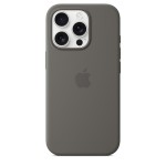 iPhone 16 Pro Silicone Case with MagSafe - Stone Gray