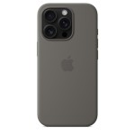 iPhone 16 Pro Silicone Case with MagSafe - Stone Gray