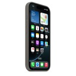iPhone 16 Pro Silicone Case with MagSafe - Stone Gray