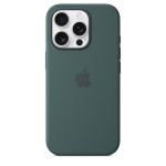 iPhone 16 Pro Silicone Case with MagSafe - Lake Green