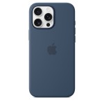 iPhone 16 Pro Max Silicone Case with MagSafe - Denim