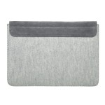 Handmade felt and fatural suede Case for MacBook Pro 13 / MacBook Air 13 - Light gray