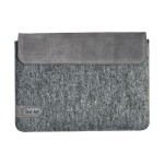 Handmade felt and natural suede Case for MacBook Pro 13 / MacBook Air 13 - Dark gray