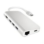 Satechi USB-C Multiport 4K Ethernet Silver adapteris