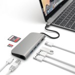 Satechi USB-C Multiport 4K Ethernet Space Gray adapter