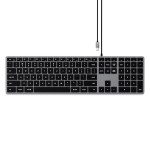 Satechi Slim W3 BACKLIT - Space Gray US