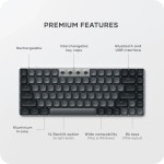 Satechi Slim SM1 BACKLIT Wireless Keyboard - Space Gray US