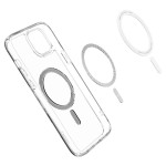 Spigen iPhone 15 Plus case with MagSafe - Clear Black