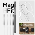 Spigen iPhone 15 Plus case with MagSafe - Clear White