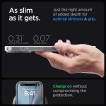 Spigen iPhone 15 Pro case with MagSafe - Clear Graphite