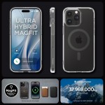 Spigen iPhone 15 Pro Max case with MagSafe - Clear Graphite