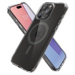 Spigen iPhone 15 Pro Max case with MagSafe - Clear Graphite