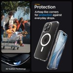 Spigen iPhone 15 Pro case with MagSafe - Clear White