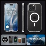 Spigen iPhone 15 Pro case with MagSafe - Clear White