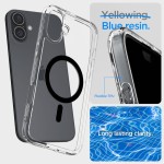 Spigen iPhone 16 Plus case with MagSafe - Clear Black
