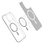 Spigen iPhone 16 Pro case with MagSafe - Clear Graphite