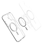 Spigen iPhone 16 Plus case with MagSafe - Clear White