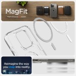 Spigen iPhone 14 Pro case with MagSafe - Clear Graphite