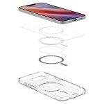 Spigen iPhone 16e case with MagSafe - Clear White