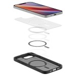 Spigen iPhone 16e case with MagSafe - Frost Black