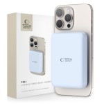 Tech-Protect MagSafe 10000maH Power Bank with Wireless Charging - Blue
