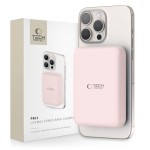 Tech-Protect MagSafe 10000maH Power Bank with Wireless Charging - Pink