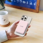 Tech-Protect MagSafe 10000maH Power Bank with Wireless Charging - Pink
