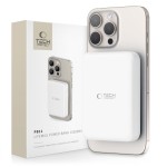Tech-Protect MagSafe 10000maH Power Bank with Wireless Charging - White