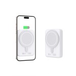Tech-Protect MagSafe 10000maH Power Bank with Wireless Charging - White