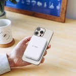Tech-Protect MagSafe 10000maH Power Bank with Wireless Charging - White