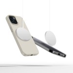 Tech-Protect Silicone Pure MagSafe iPhone 15 case - Cosmic Latte