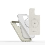 Tech-Protect Silicone Pure MagSafe iPhone 15 case - Cosmic Latte
