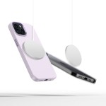 Tech-Protect Silicone Pure MagSafe iPhone 15 case - Mauve