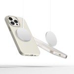Tech-Protect Silicone Pure MagSafe iPhone 15 Pro Max case - Cosmic Latte