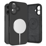 Tech-Protect Liquid Silicone MagSafe iPhone 16 case - Black