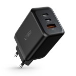 Tech-Protect 65W USB-C / USB-A kroviklis - Black