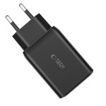 Tech-Protect 65W USB-C / USB-A kroviklis - Black