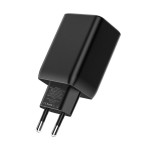 Tech-Protect 65W USB-C / USB-A kroviklis - Black