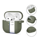 Tech-Protect Hook Apple Airpods 4 - Olive Green
