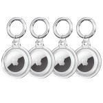 Tech-Protect Apple AirTag case - Clear (4x Pack)