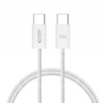Tech-Protect USB-C / USB-C 60W 1m charging cable - White